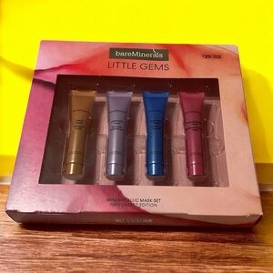 bareMinerals Little Gems Mini Metallic Mask Set 💎 Limited Edition